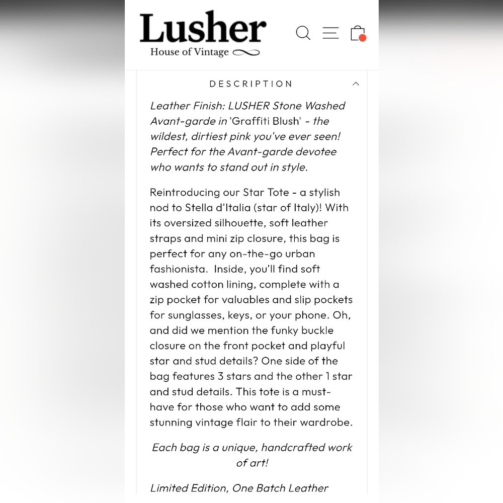 Lusher.co Tote Bag - Picture 5 of 6